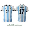 Argentina Alejandro Gomez 17 Hjemme VM 2022 - Herre Fotballdrakt